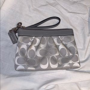 Grey Coach Wristlet